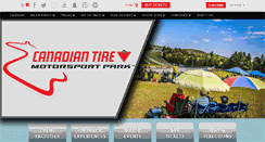 Desktop Screenshot of canadiantiremotorsportpark.com